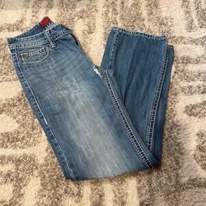 Rock&roll Double Barrel Blue straight leg jeans Size 30X34